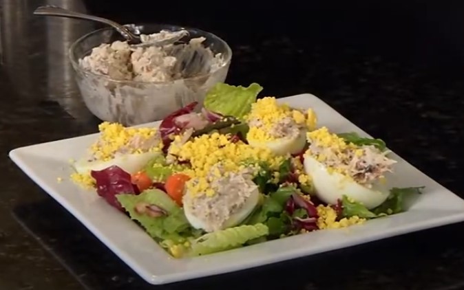 Chicken Deviled Egg Salad