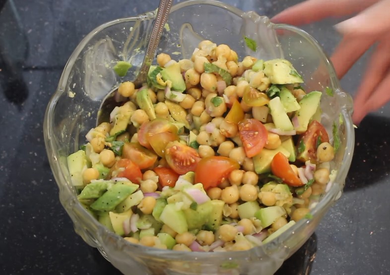 Chickpea Avocado Salad