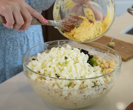 Deviled Egg Pasta Salad