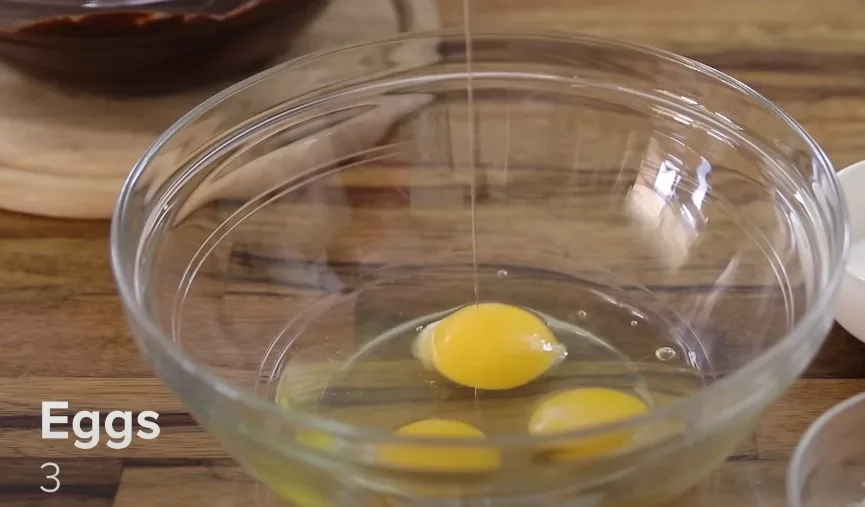 Whisk the eggs